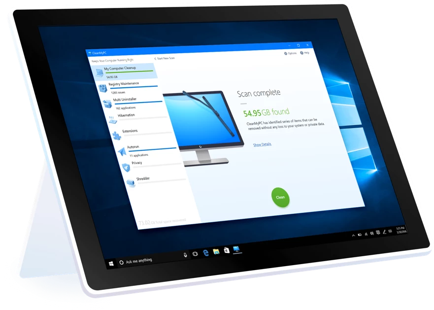 CleanMyPC - best pc cleaner